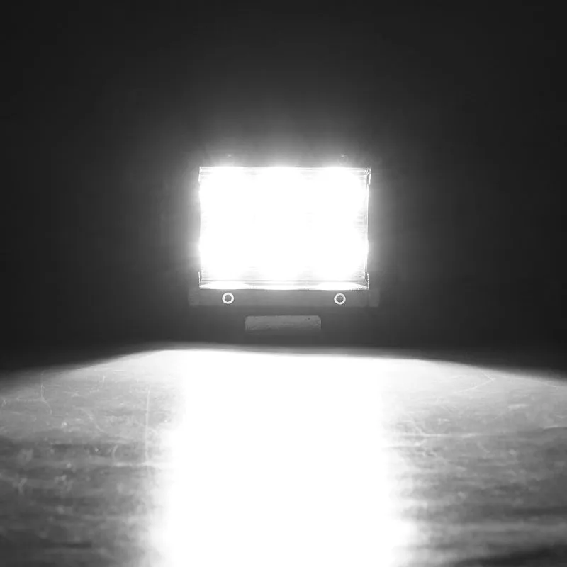 Suparee Jeep A-pillar LED Work Lights Amber & White with Brackets for Wrangler JL JLU