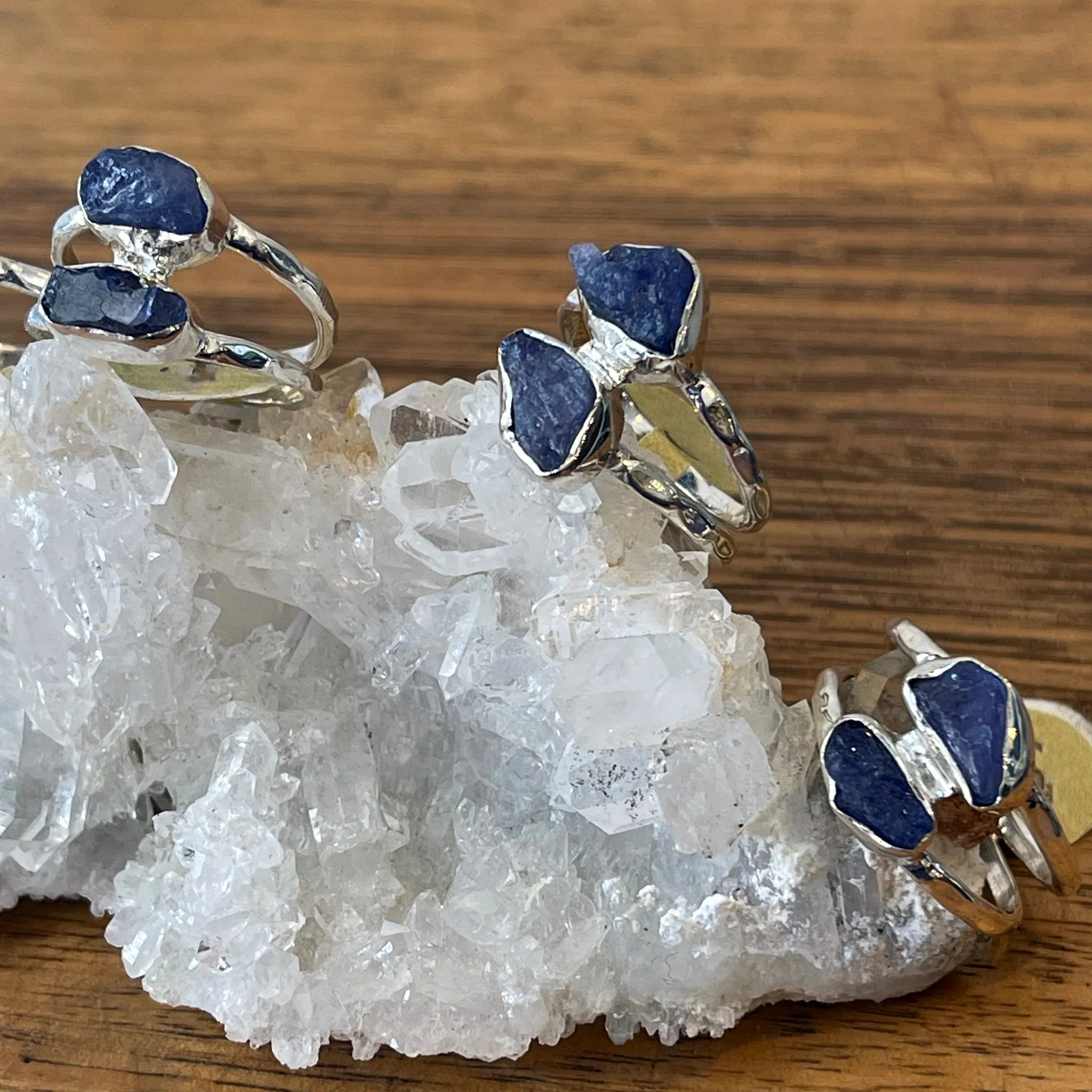 TANZANITE RINGS | Raw Double Band
