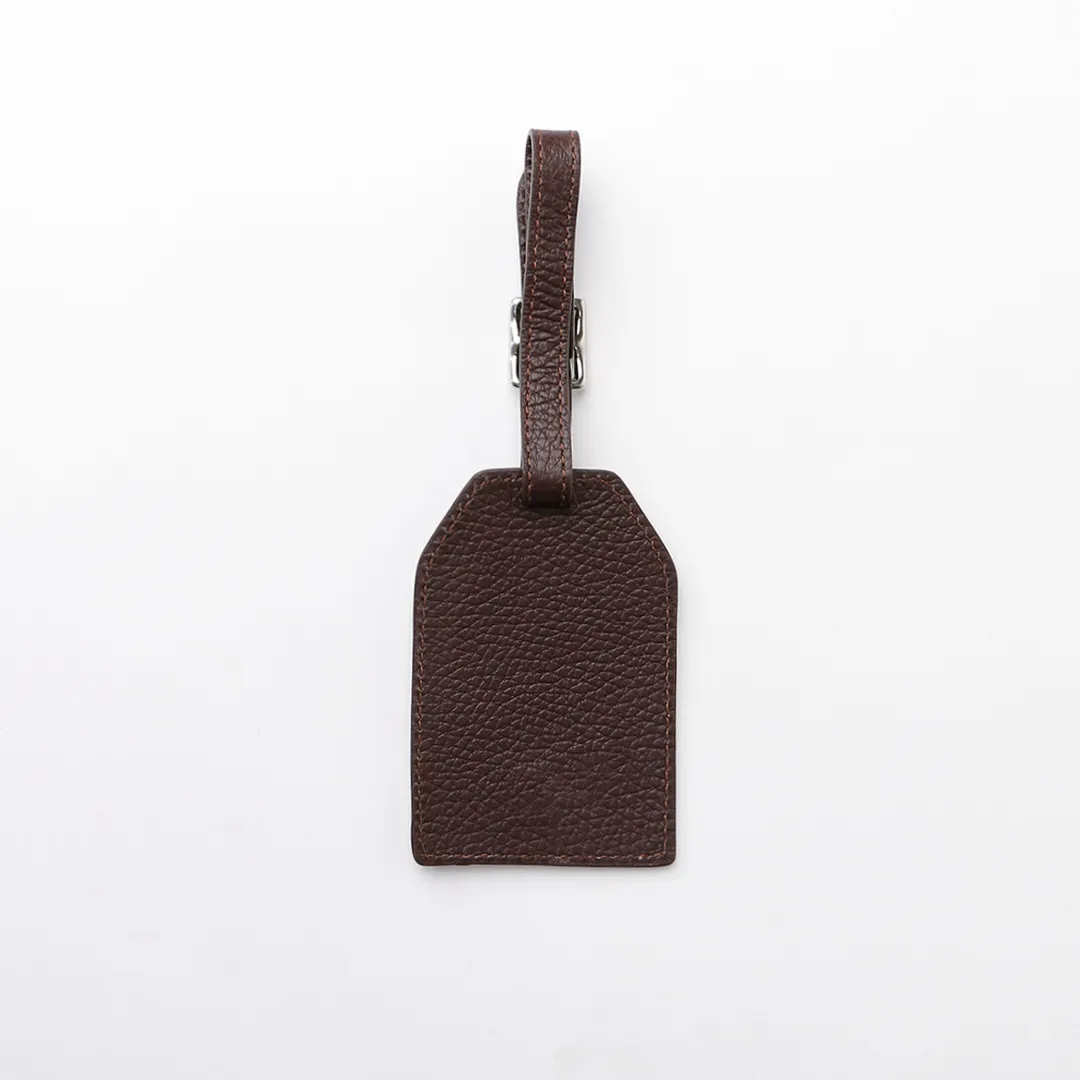 Travel Identifing Tag - Pebble Brown