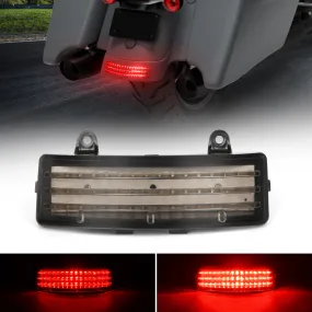 Tri-Bar LED Rear Fender Tip Tail Light For 2014-2019 Harley Touring Models
