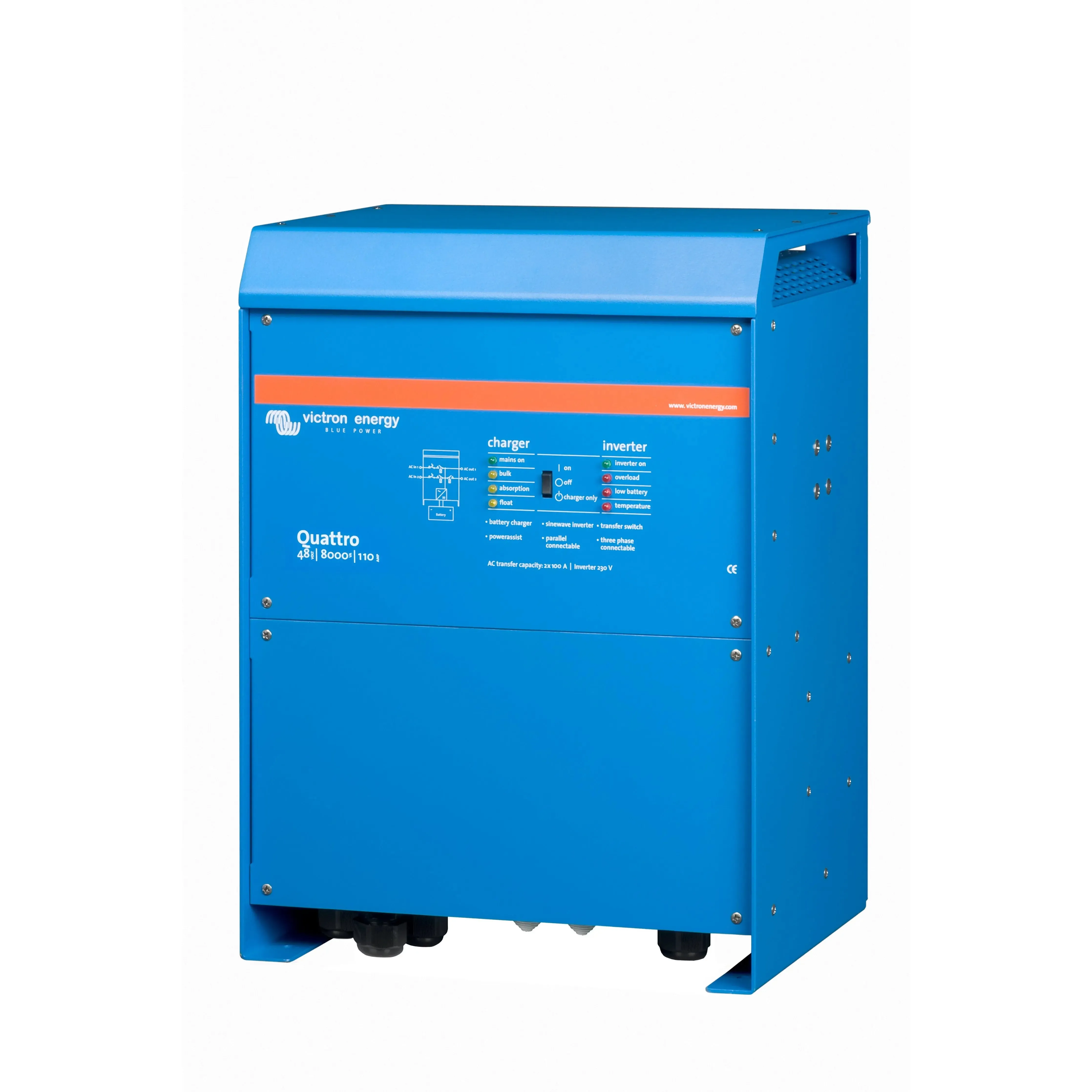 Victron Quattro 8000VA 48V 230VAC VE.Bus Inverter/Charger [EU Model]