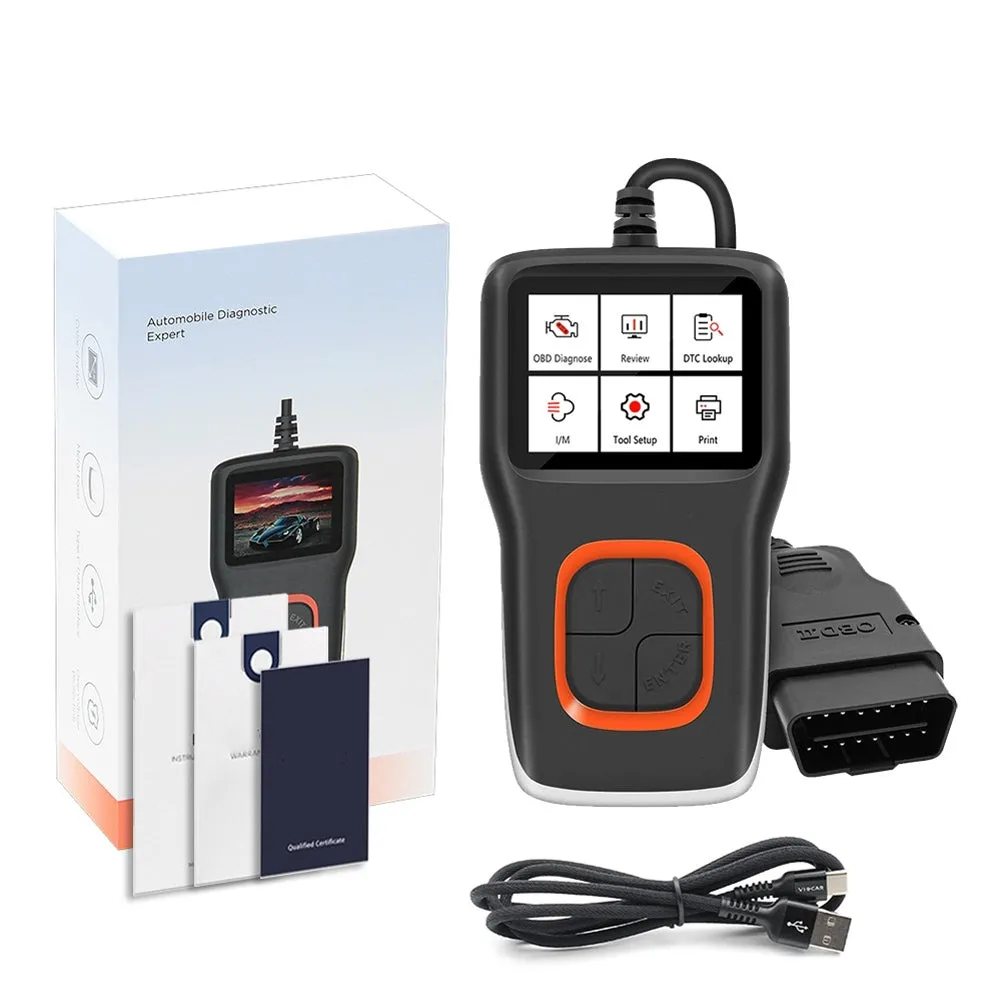 Viecar Vp101 Code Reader Automobile Fault Detector Erase Error