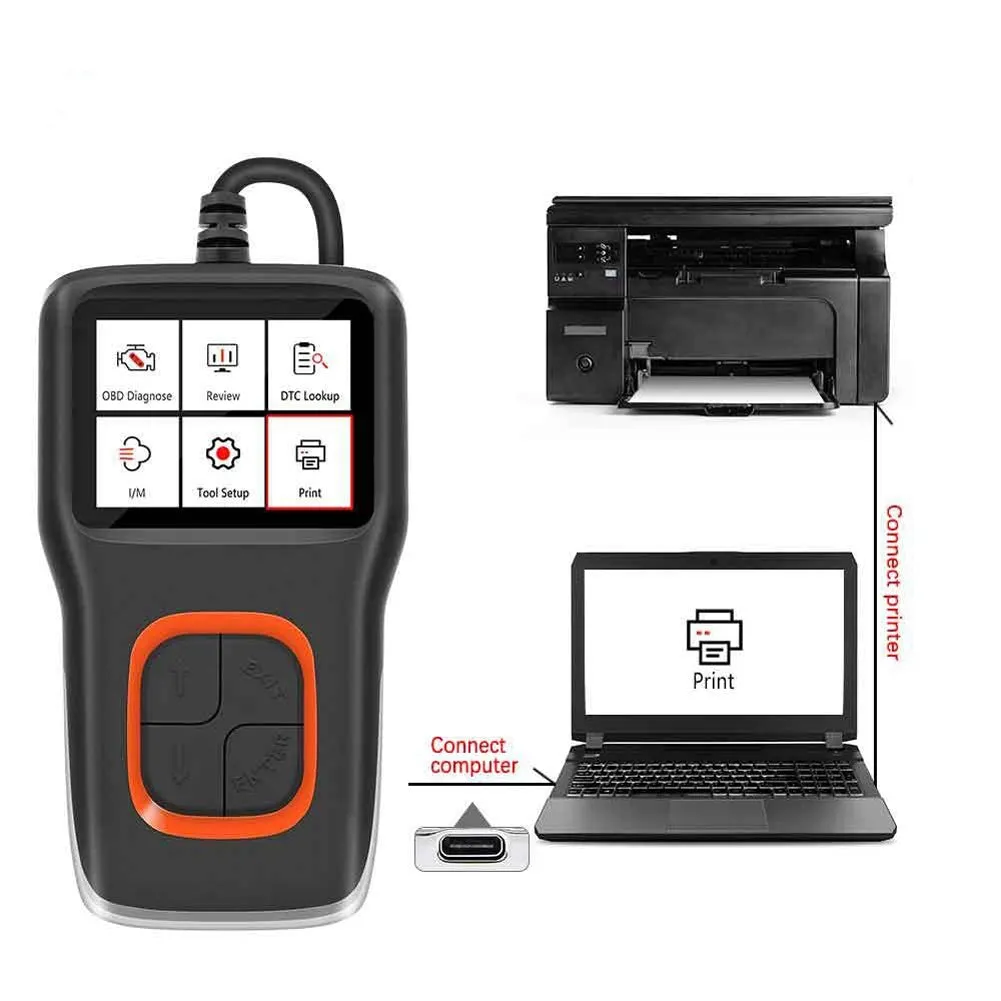Viecar Vp101 Code Reader Automobile Fault Detector Erase Error