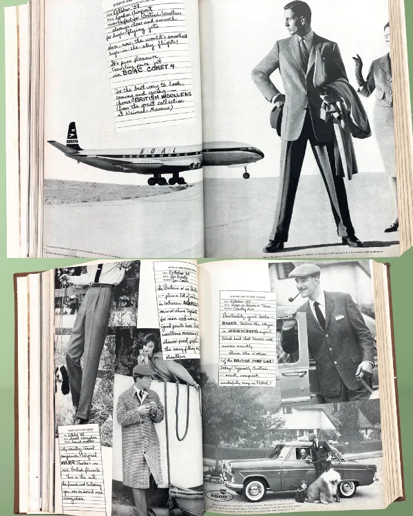 Vintage VOGUE Magazine Hardcover Book | 1958 September thru December