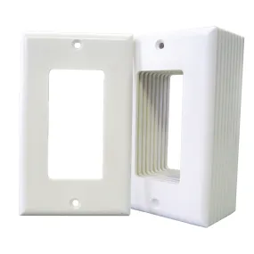 WHITE WALLPLATE