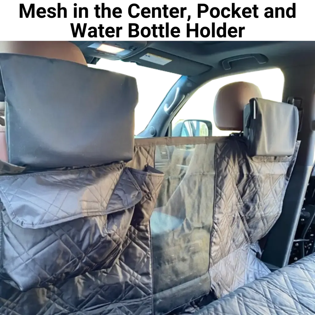 X-Large Car Seat Cover For Dogs and Pets 56"W Black