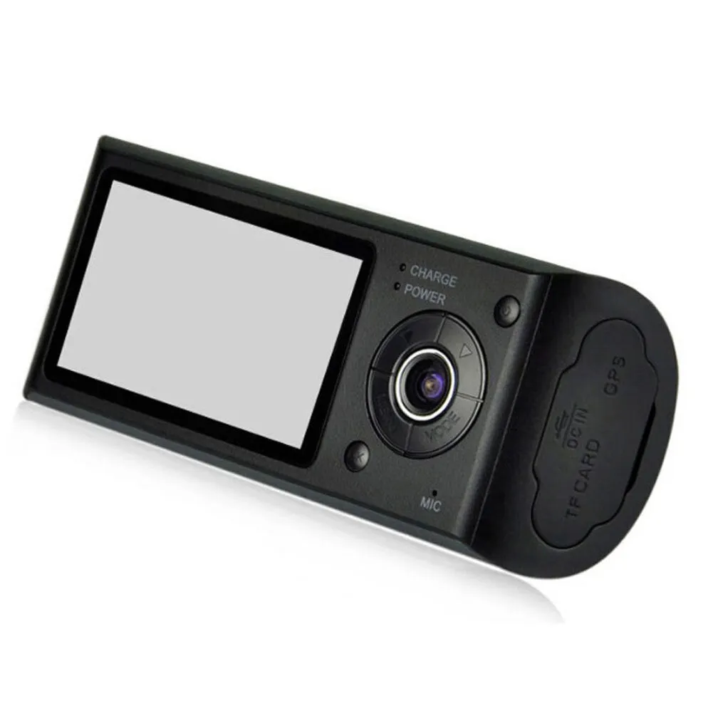 X3000 R300 Car  Driving  Recorder Dual Lens Hd Wide Angle Gps