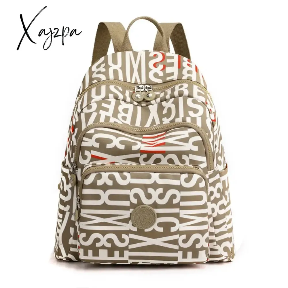 Xajzpa - Travel Nylon Women Backpack Casual Waterproof Youth Lady School Bag Female Daypack Women's Shoulder Bags Rucksack Mochilas