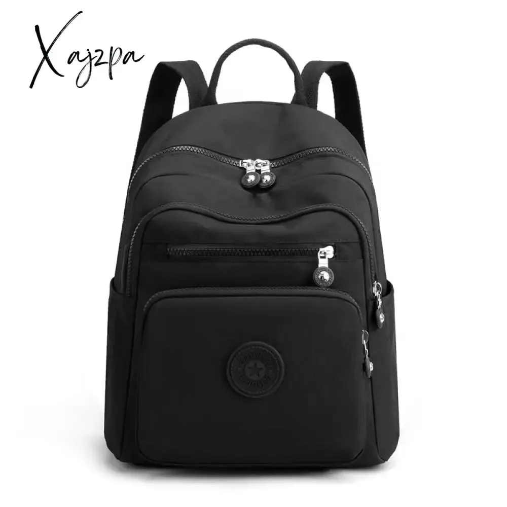 Xajzpa - Travel Nylon Women Backpack Casual Waterproof Youth Lady School Bag Female Daypack Women's Shoulder Bags Rucksack Mochilas