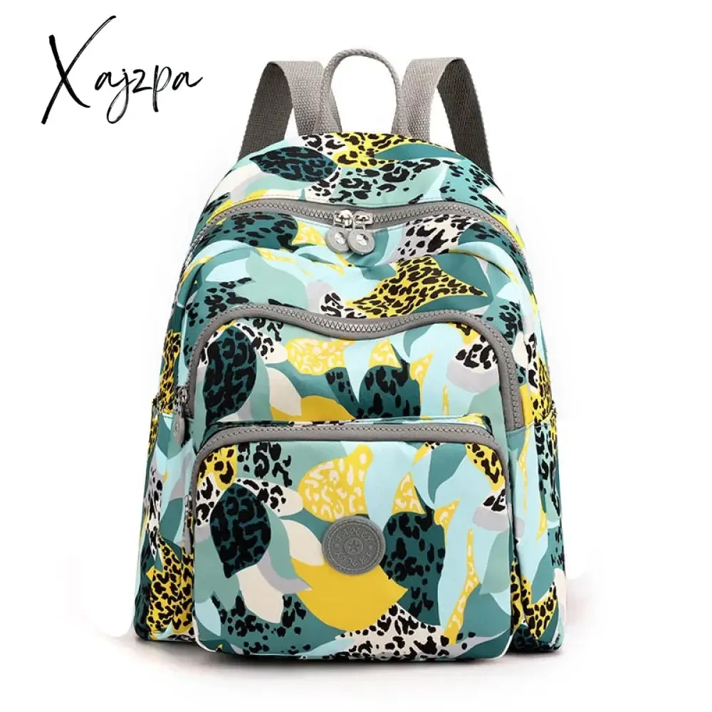 Xajzpa - Travel Nylon Women Backpack Casual Waterproof Youth Lady School Bag Female Daypack Women's Shoulder Bags Rucksack Mochilas
