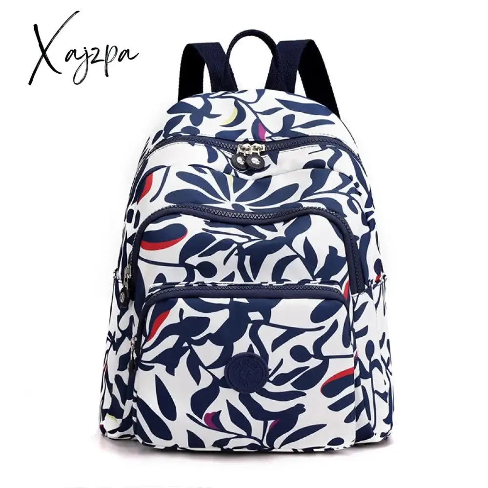 Xajzpa - Travel Nylon Women Backpack Casual Waterproof Youth Lady School Bag Female Daypack Women's Shoulder Bags Rucksack Mochilas