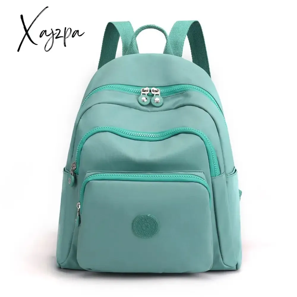 Xajzpa - Travel Nylon Women Backpack Casual Waterproof Youth Lady School Bag Female Daypack Women's Shoulder Bags Rucksack Mochilas
