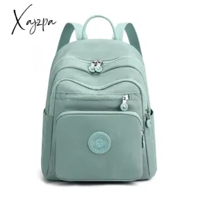 Xajzpa - Travel Nylon Women Backpack Casual Waterproof Youth Lady School Bag Female Daypack Women's Shoulder Bags Rucksack Mochilas